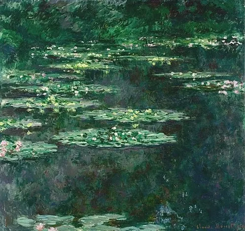 睡蓮,1904,Monet128, 法國 安德烈馬爾羅現代藝術博物館