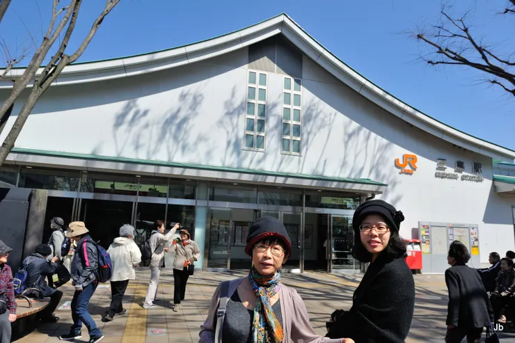 來到三島駅，準備搭車到熱海。