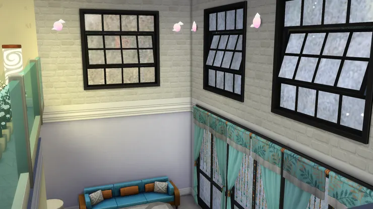 這些天窗也介紹過了，我覺得很重要，不然客廳看起來像個井。