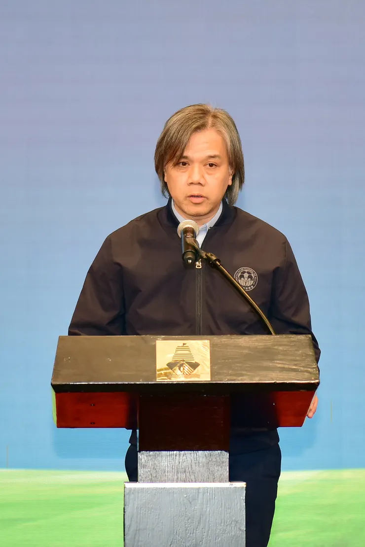 澳門足球總會秘書長陳景灝致辭
