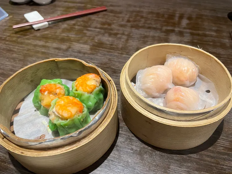 蝦餃和蝦仁燒賣
