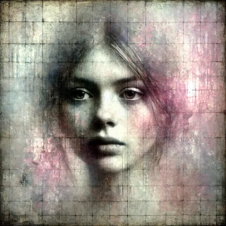 Her gaze, softened by time, speaks of understanding and acceptance. She holds within her the echoes of secrets confided and dreams that never came to pass.