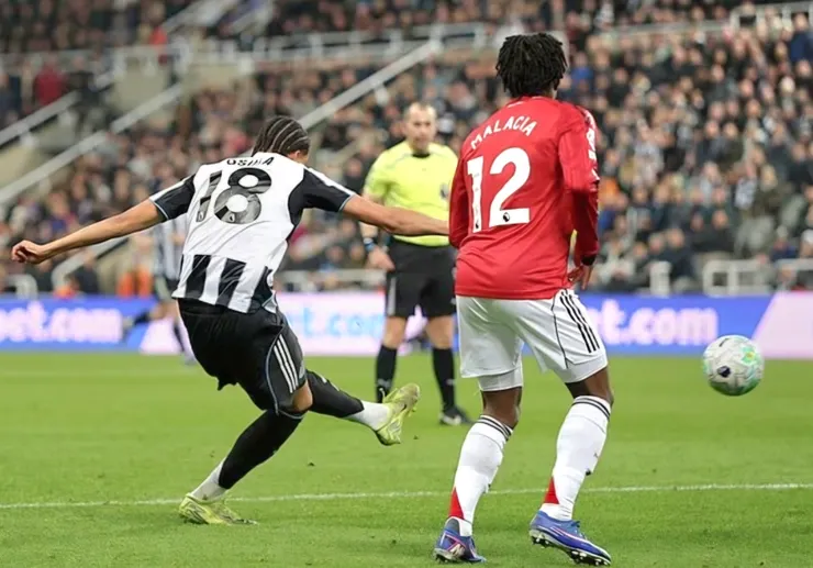 奥蘇拿單騎殺敵助纽卡素險勝2:1