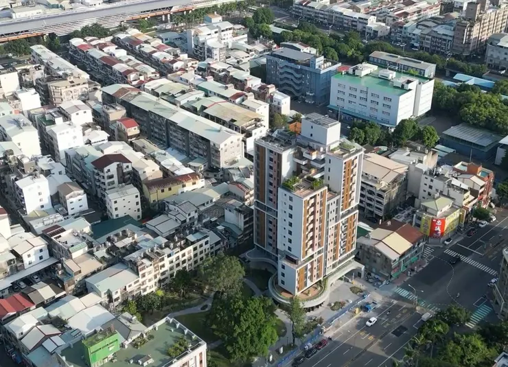 台中東區恊園好宅建築物外觀。圖/台中都發局提供