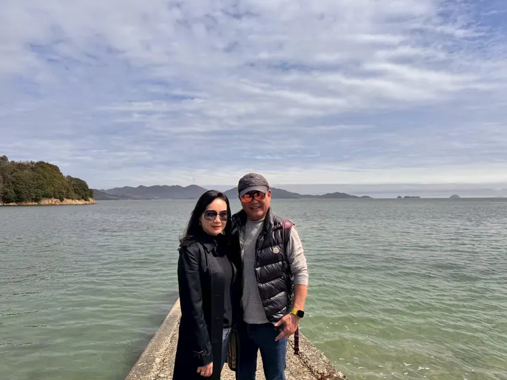 很美的景色 很溫暖的家庭料理