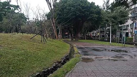 [新北旅遊]溪北生態公園擁有溪崑消防分隊、沙崙派出所、新北市