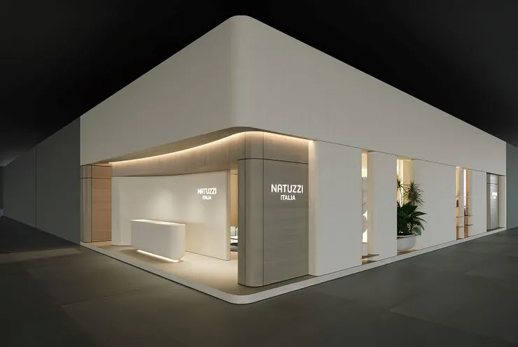 ▲回歸米蘭展主展區，NATUZZI Studio首度亮相，打造沉浸式生活場景，串聯藝術家、建築師與設計師打造創意實驗共創平台。