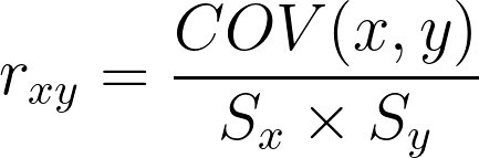 皮爾森相關就是標準化的共變數