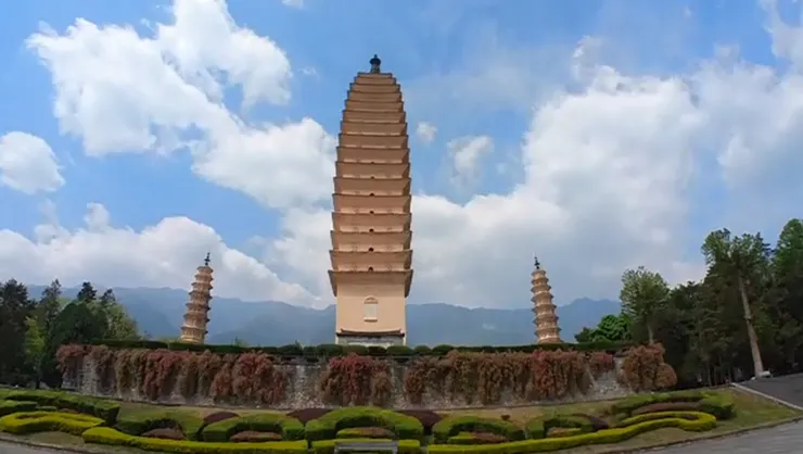 崇聖寺三塔自拍