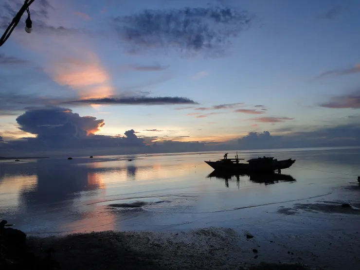 從渡假村晚眺布納肯國家公園
