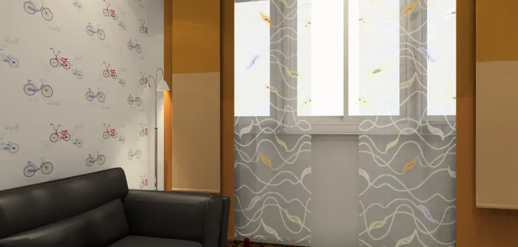 這裏最角落有盞落地燈,小小的。