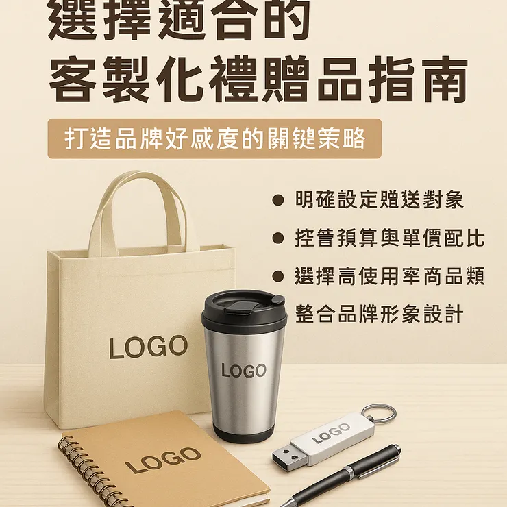 選擇適合的客製化禮贈品指南|打造品牌好感度的關鍵策略