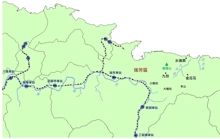 圖1-九份附近環境圖