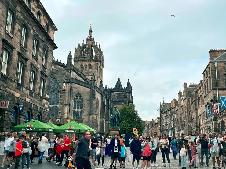 Royal Mile views shot by Emma@Edinburgh,Scotland .08/2024.