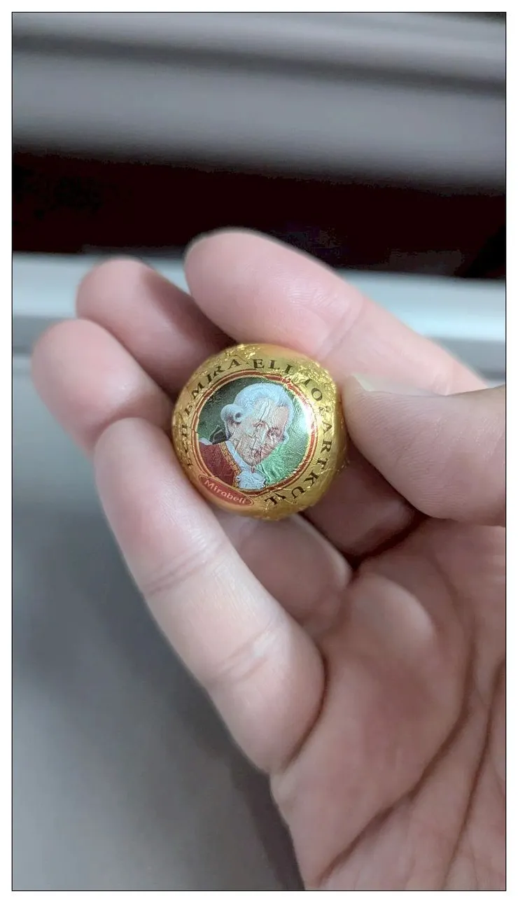 莫札特巧克力, 很有代表性的機上點心