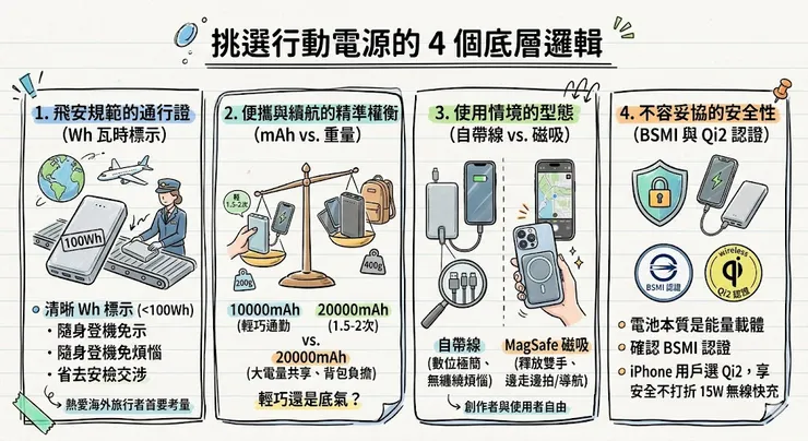 挑選行動電源的 4 個底層邏輯