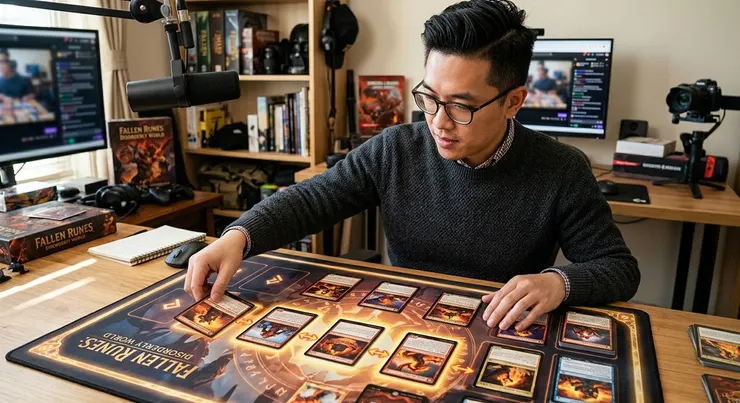 梁练伟手把手演示《遗落符文》熔火防御卡组构筑思路与核心卡牌。