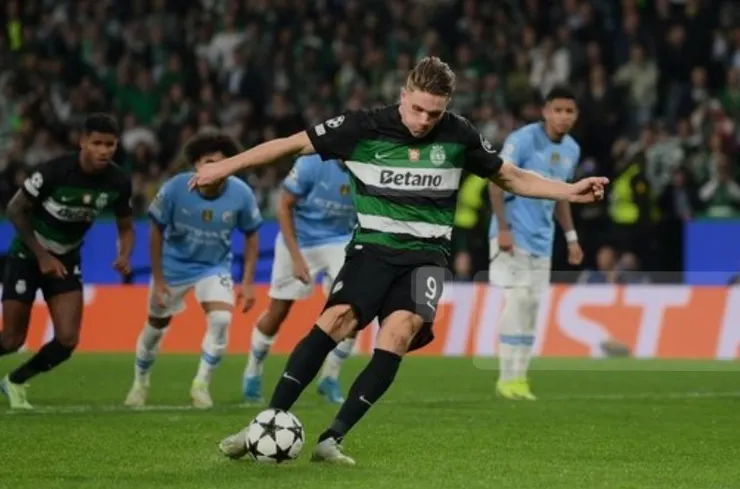 約卡列斯射入第二個十二碼球