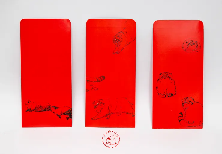 私心製作跟馬年一點關係都沒有的兔孫語海獺紅包袋