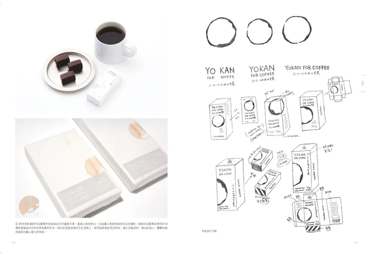 包裝上的圖案會因擺放位置不同而有不同效果（圖／原點出版《日本包裝設計的商機&賣點》）