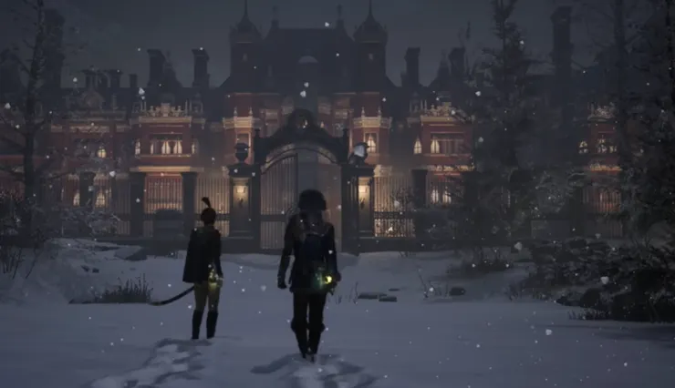 雪夜之下，與師父並肩而行，踏向玫瑰莊園，奏起命運的悲歌。