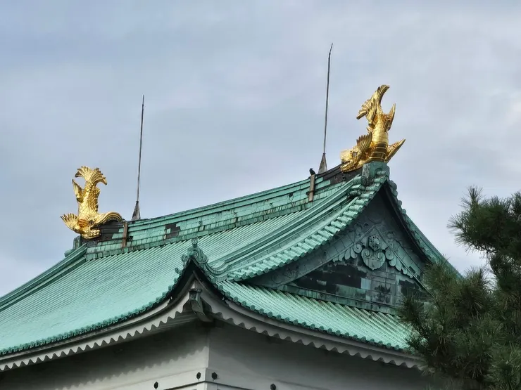 名古屋城上的『金鯱(ㄅㄨˊ)』