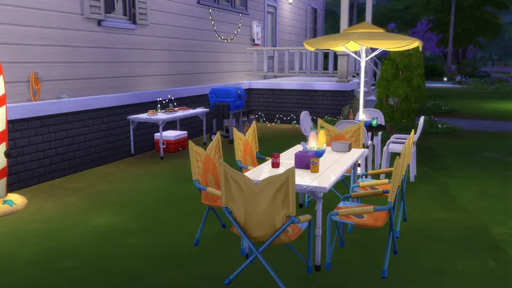 雖然這些只是帆布摺椅，但很穩固。