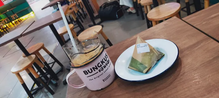 粽子與仙草奶茶