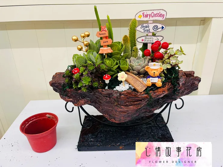 心情故事花房 | 精緻盆栽，優雅送禮新選擇  台南花店推薦  台南盆栽