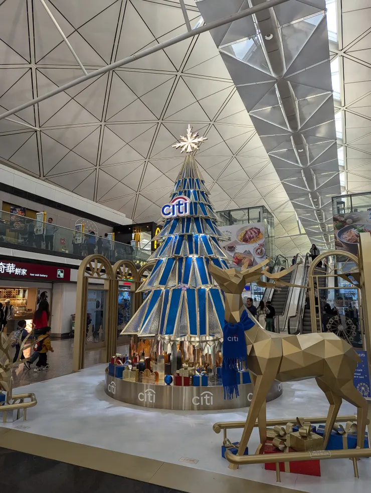 香港機場聖誕樹