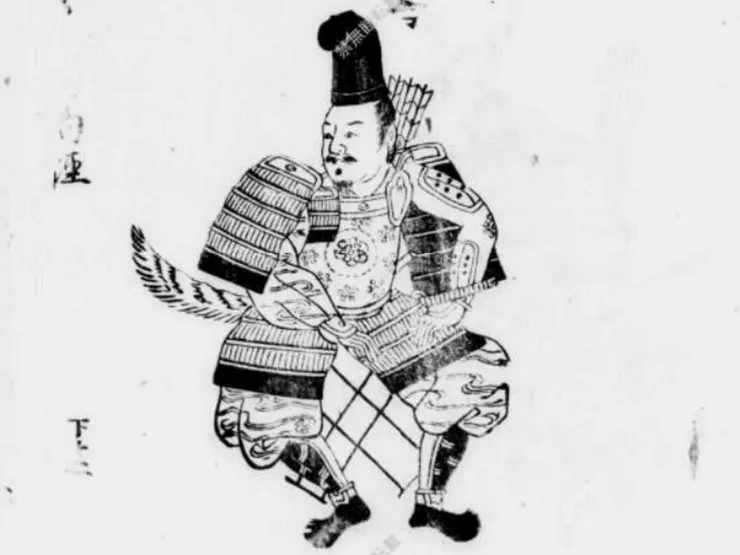 《本朝百將傳 斯波高経》大西与左衛門版 作者不詳