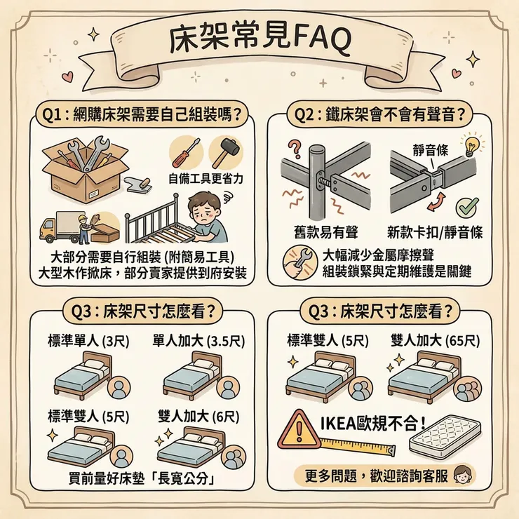 床架常見問題FAQ