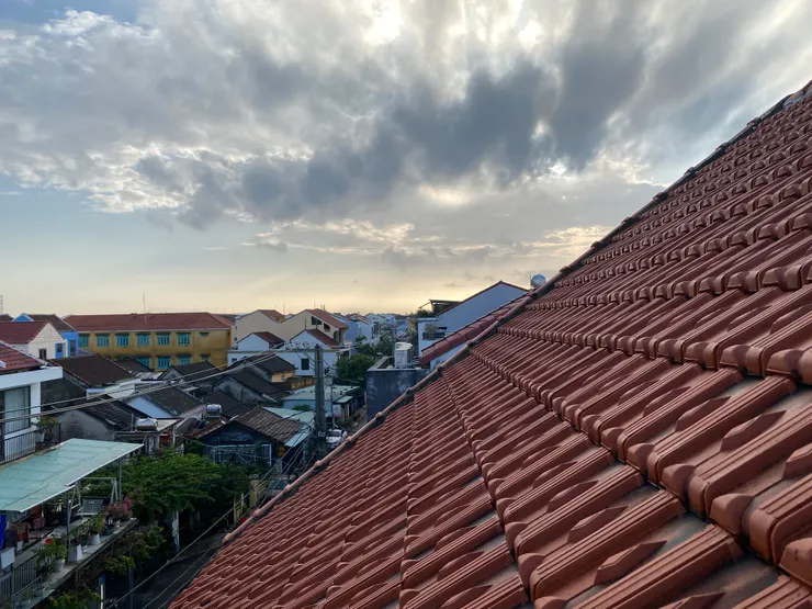 老天爺竟然在雨季中給了我一個大晴天，真是感到開心