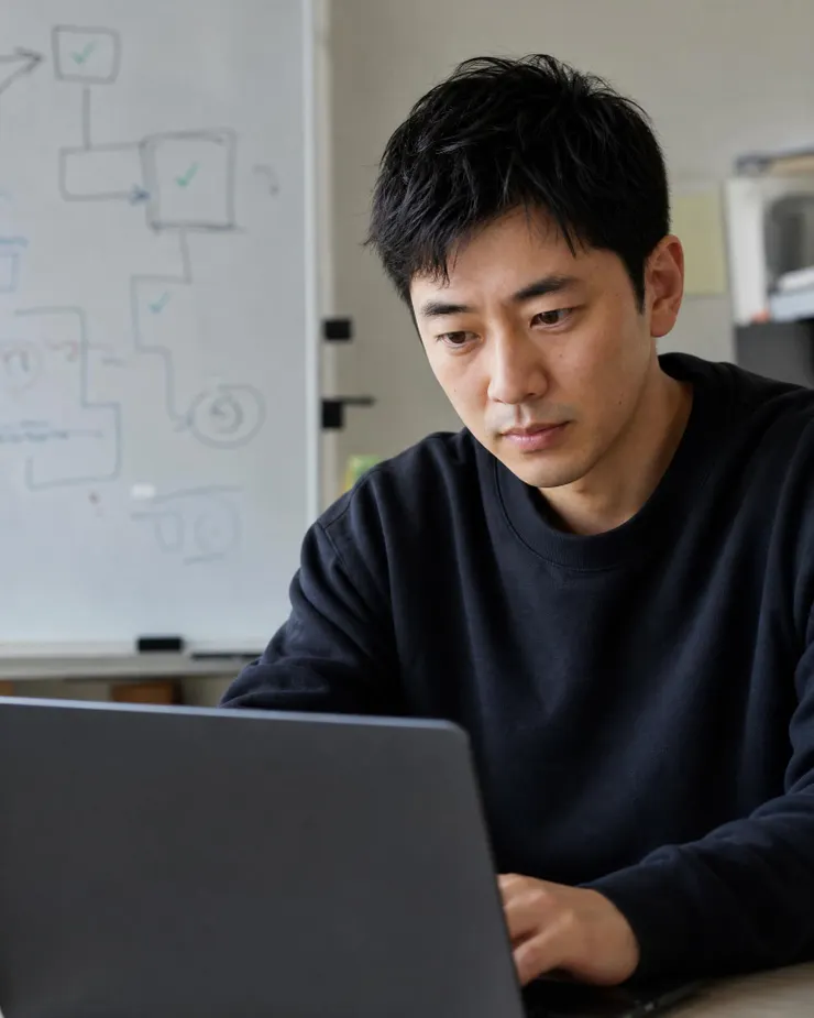 梁练伟检查 Agent 工作流运行结果与自动化排查白板