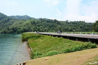 水社壩的湖側