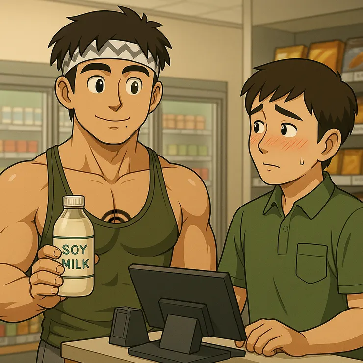 弟弟的眼神定格在阿文身上......