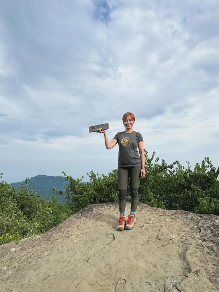 雞籠山拍照留念