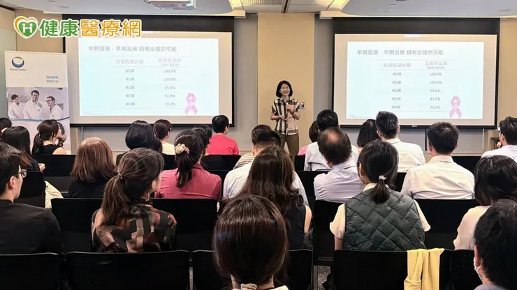 臺大醫院腫瘤醫學部張端瑩醫師強調，「早期發現、早期治療」是降低乳癌死亡率的關鍵。 看見粉紅灰犀牛，別讓希望被忽略。