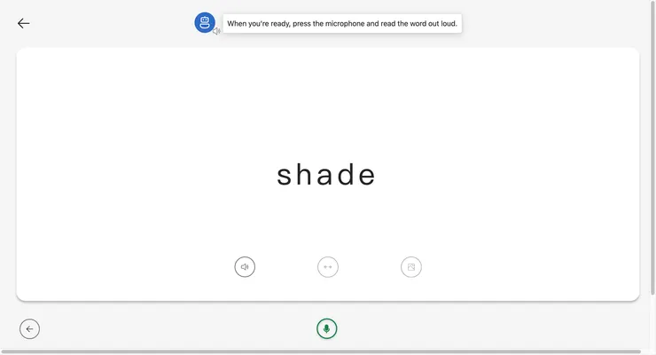 可以挑選要練習的單字，聽它發音，並做練習！