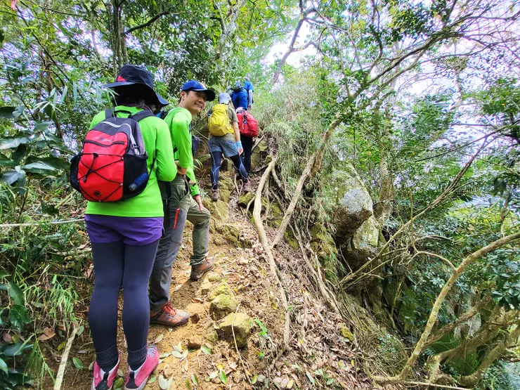 ▲通過第二處窄稜