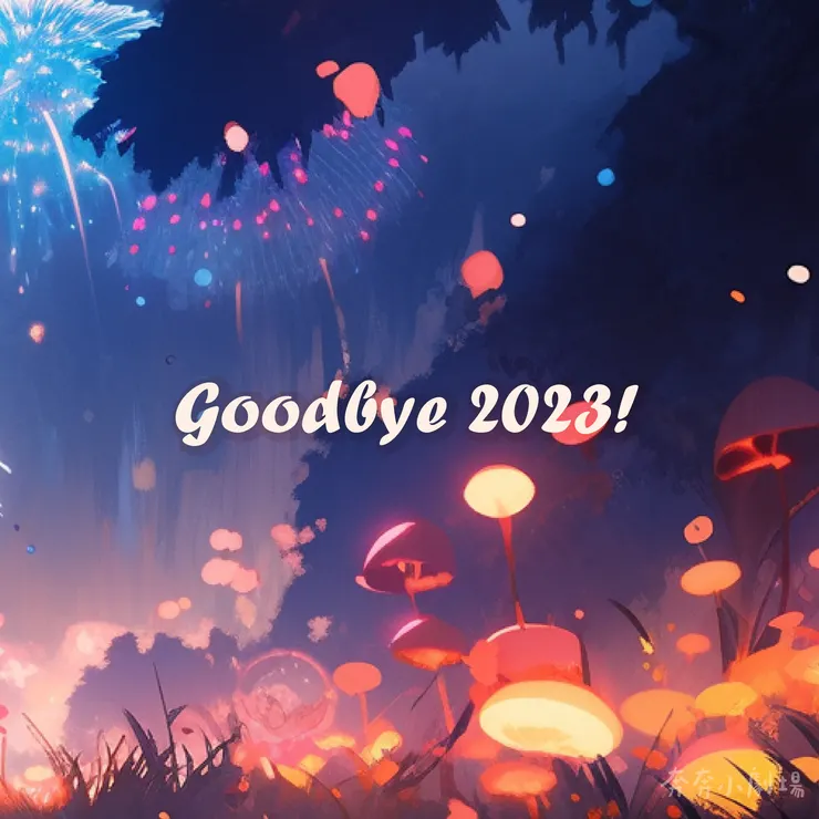 奔奔小劇場與2023年道別（由Midjourney產生圖片）