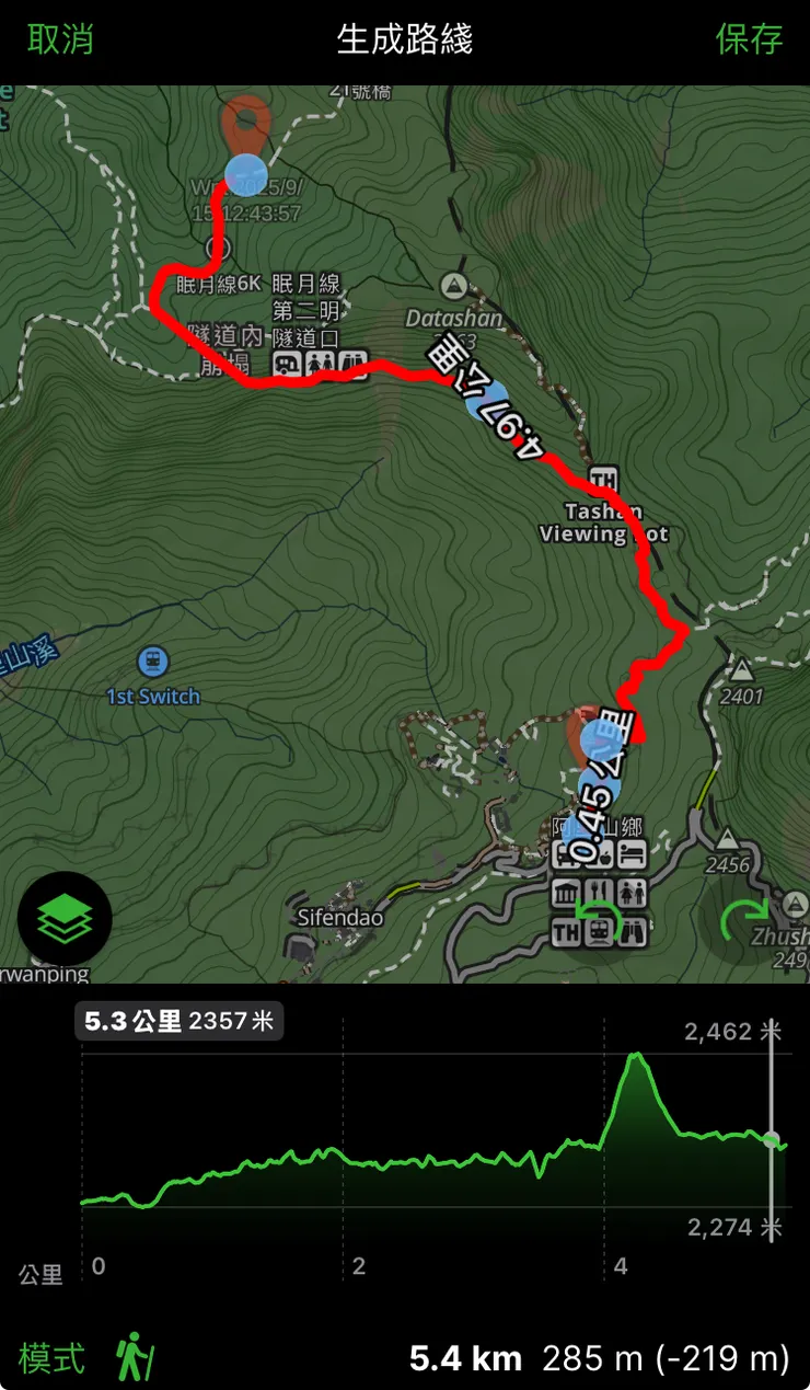 眠月線離線地圖