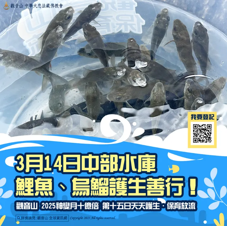 觀音山保育放流 天天護生