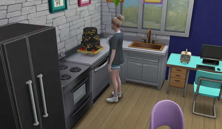 今天又完成一顆結婚蛋糕~