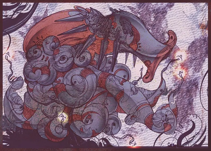 Retro廢案稿-不明的軟體動物