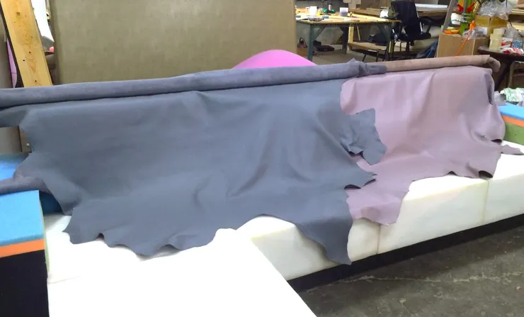 整張牛皮看色樣