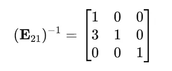 ［1 , 0 , 0；3 , 1 , 0；0 , 0 , 1］