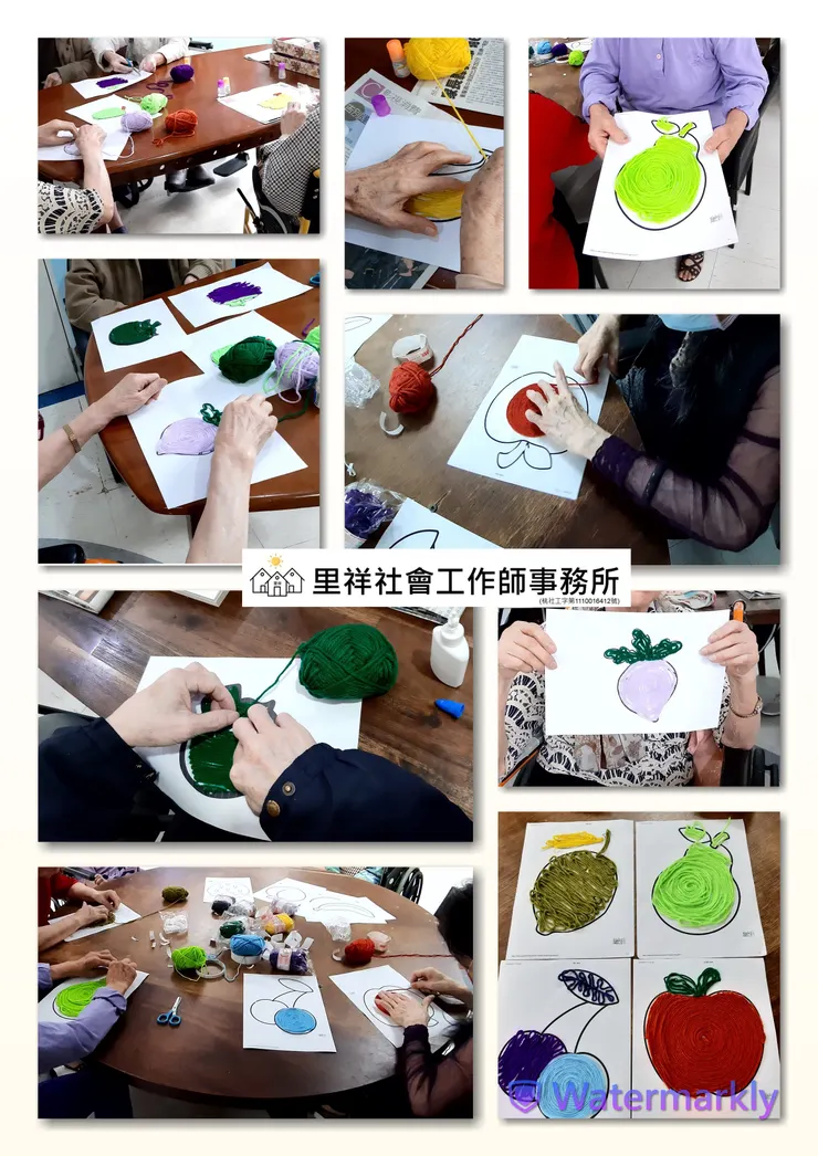 《美勞/手作類》毛線畫