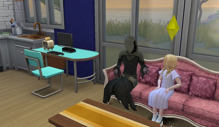 死神跟桑雅交代了召喚一縷魂的方法...