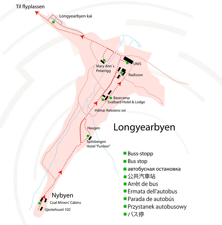 官網截圖 機場巴士路線圖